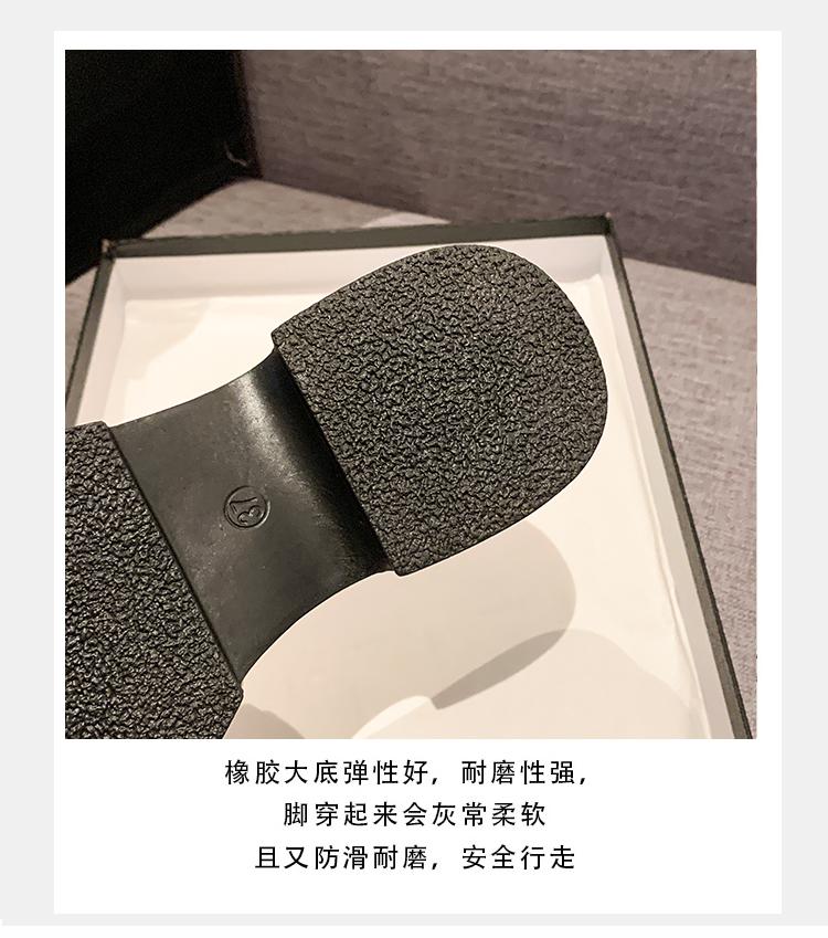 Fashion Super popular French thick-soled sandals for women in spring and summer, fashionable 2025 autumn new style, high-end beach shoes