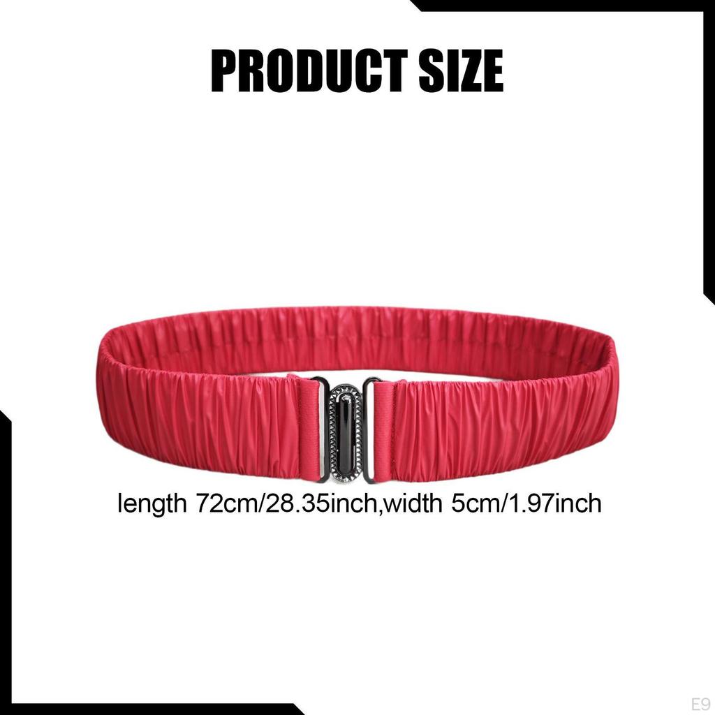 Elastic Waist Belt Casual Trimmer Stretch Waistband for Winter Outwear Sweater