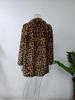 2024 Fall/Winter Leopard Print Women's Faux Fur Coat with Pockets - Plush, Loose Fit, Fashionable and Cozy