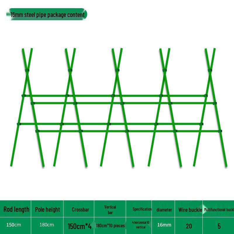 Vegetable Garden Climbing Support: Bean, Cucumber, and Runner Bean Trellis Frame
