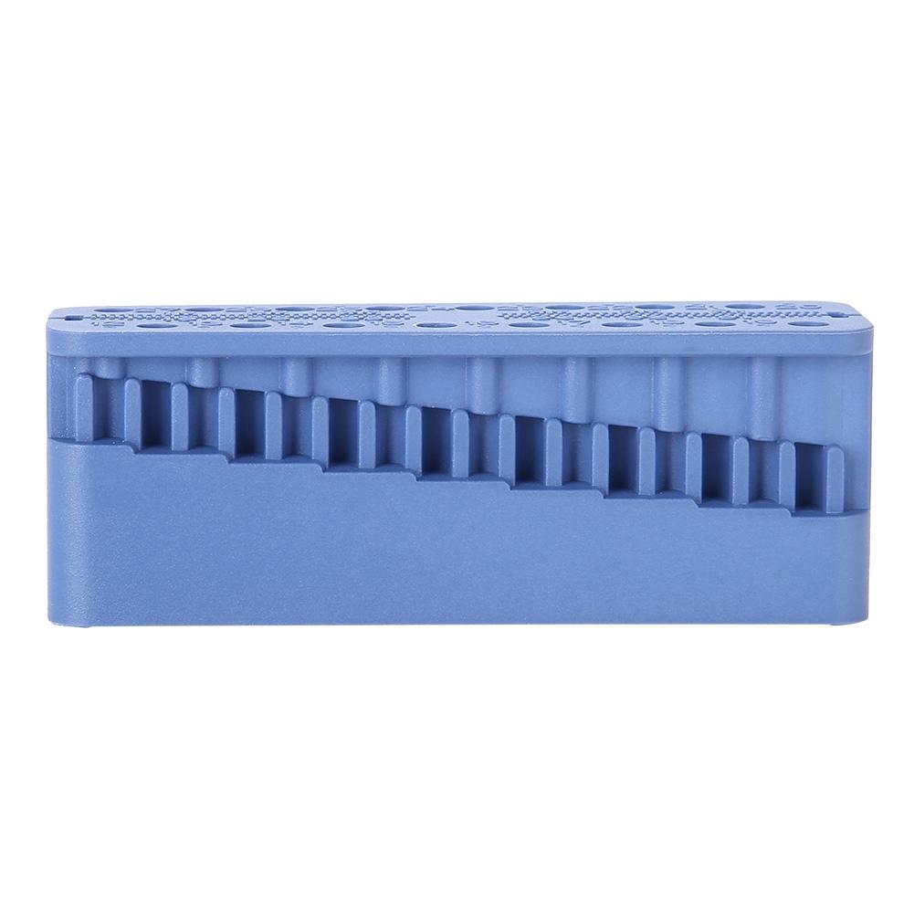 

Стоматологические эндодонтические файлы, измерительные инструменты, эндодонтическая линейка, испытательная доска (Голубое небо) темно-синий