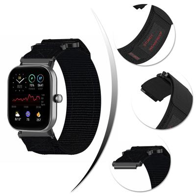 Correa de reloj deportiva de lona de nailon ajustable para relojes inteligentes de 18 mm 20 mm