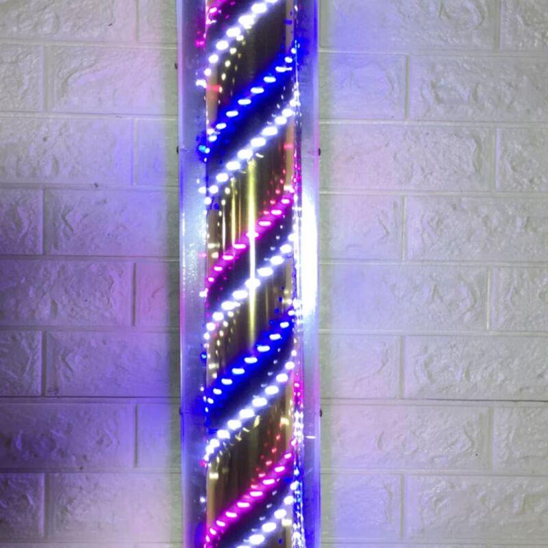 Letrero LED Giratorio de Poste de Barbería