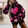 Womens Plus Size Hooded Sweatshirt White Drawstring Long Sleeve Loose Soft Casual Fashion Outfit