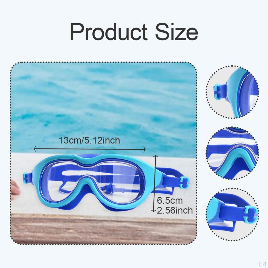 Children's Swim Goggles for Boys And Girls with Anti Fog Feature