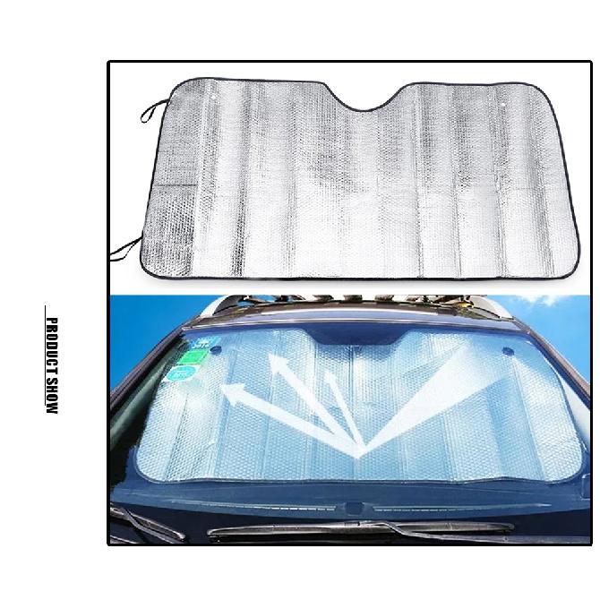 140x70CM Car Window Sun Shade Windshield Snow Ice Anti-UV Protection Front Rear Windshield Block Cover Visor Auto AccessoriesWindshield Sunshades 1