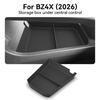 Per Toyota BZ4X 2026 RHD Vano portaoggetti inferiore console centrale Vassoio organizer antiscivolo in TPE Accessori interni auto con guida a destra