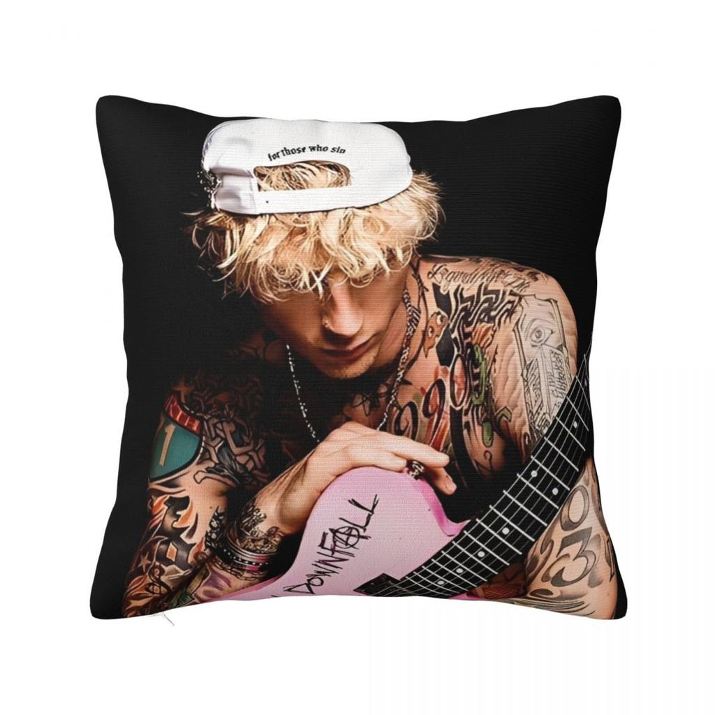 MGK Machine Gun Kelly Raper Poszewka na poduszkę Modna poszewka na poduszkę Miękka poszewka z wzorem Poszewki na poduszki na sofę Dekoracja domu