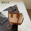All-Match Messenger Bag High-End Embossed Handbag Fashion Bucket Bag