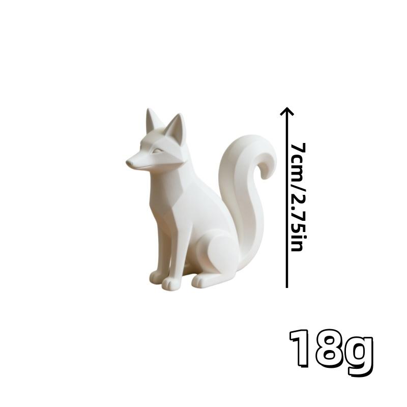

Cute 3D Desktop Fox Statue - Creative Home Office Decor, Perfect Study/Desk Gift
