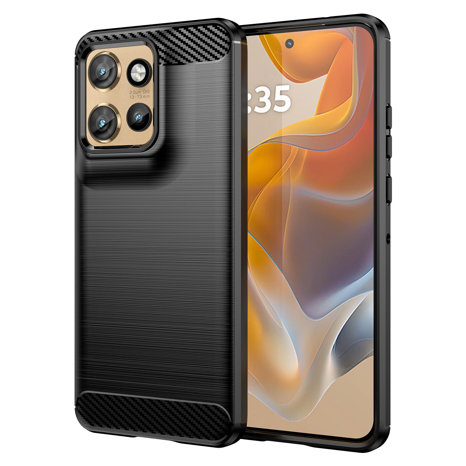 

For Motorola Edge 60 Neo 5G/Edge 50 Neo 5G/Moto S50 5G/ThinkPhone 25 5G Case Carbon Fiber Texture Brushed Phone Back Cover A
