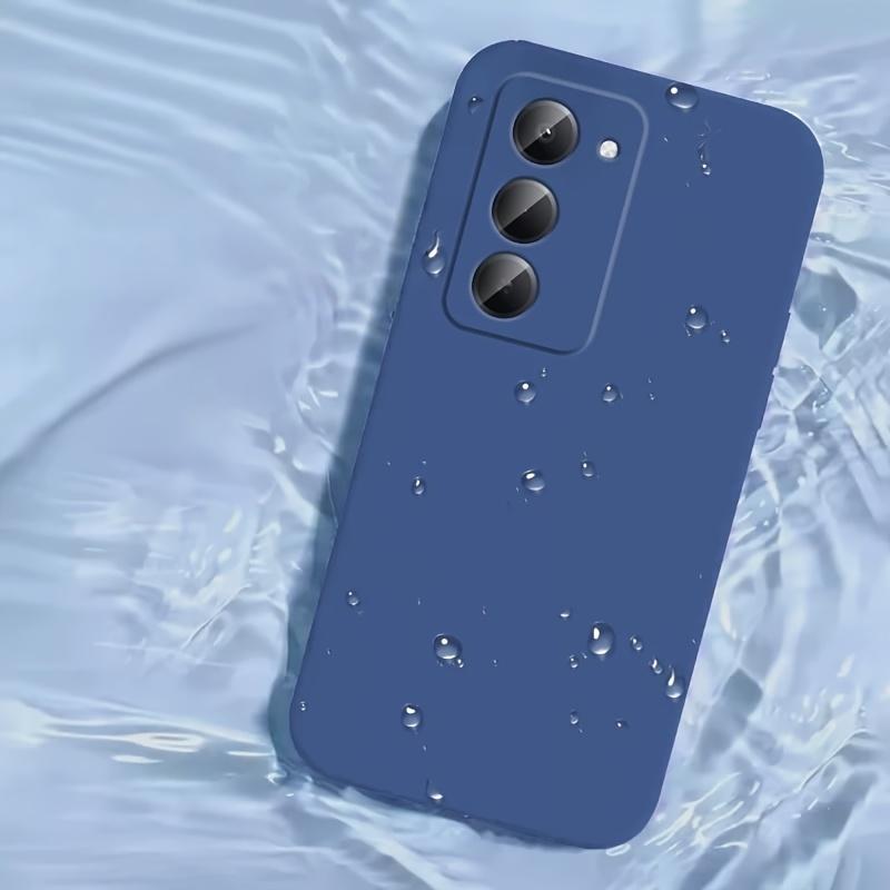 Noble Fashion Solid Colour Shockproof Protective Liquid Silicone Phone Case For Redmi 15
