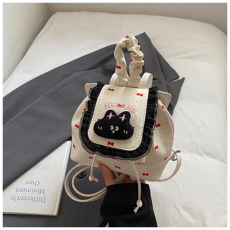 

Свежий и элегантный рюкзак, ретро-модная и нишевая маленькая сумка для поездок на работу белый