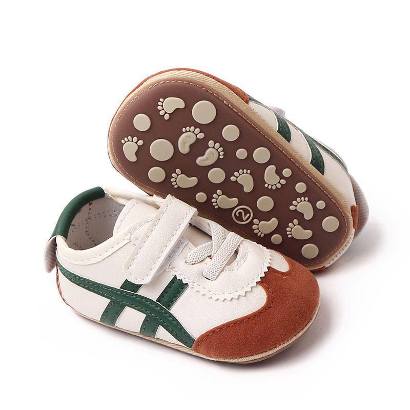 Breathable Color Block Soft Sole Walking Shoes for Baby Boys (3-12 Months)