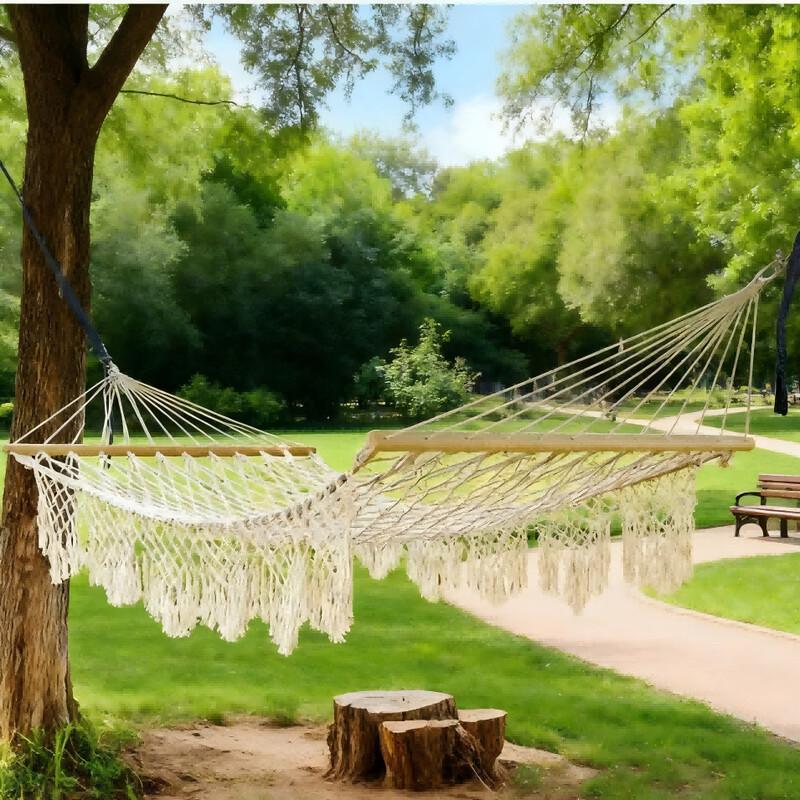 OLOEY Handmade Woven Portable Hammock