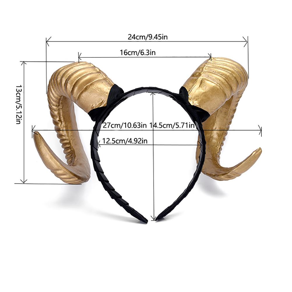Halloween Værhorn Pannebånd Hårbøyle Cosplay Festival Hodeplagg Jul Maskeradefest Hodeplagg