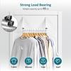 Save Space Over Door Foldable Clothes Hanging Rack Adjustable Telescopic Garment Clothes Drying Organizer for Bathroom Apartment