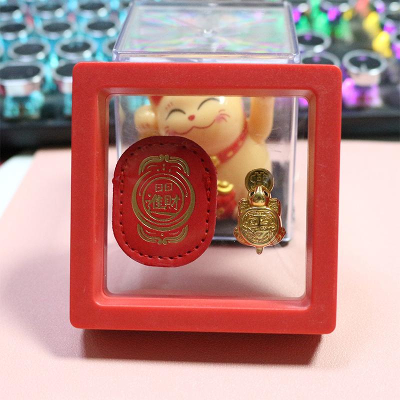 Fengshui Lucky Turtle Wallet Charm Money-Biting Turtleornaments Decor With "Daily Wealth" For Longevity Financial Stability