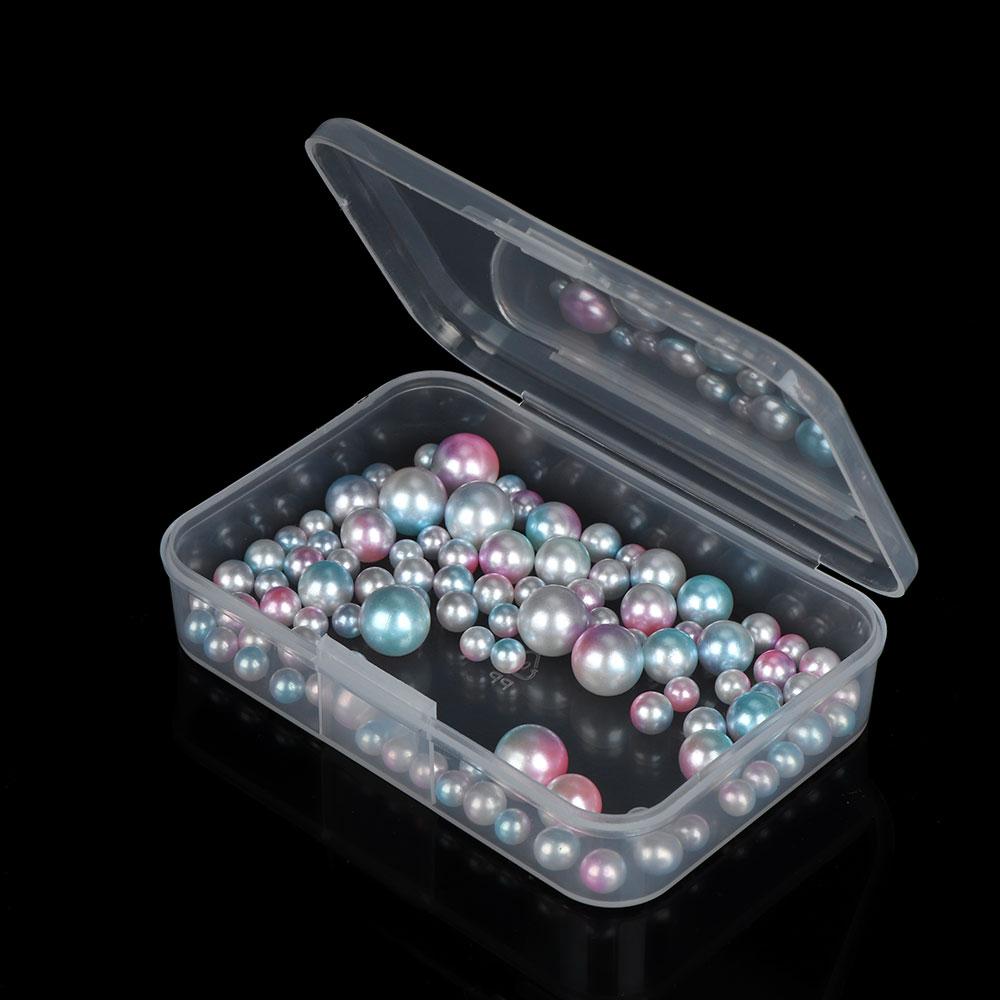 1 PCS New Small Plastic Transparent With Lid Collection Container Case Storage Box