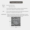 3D Self-adhesive Wall Stickers Brick Pattern Stickers Wallpaper Home Decoration Waterproof Anti-collision Wall Paper