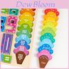 Puzzle Correspondance Chiffres Glace en Bois Pour Apprentissage et Éducation Précoce des Tout-Petits