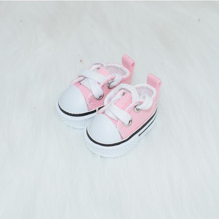 15cm Cotton Doll Shoes for BJD Dolls, 6 Points, 30cm Jointed Dolls, Dress-Up Accessories, 4.5cm Canvas Shoes