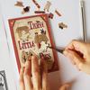 KINOWA "The Three Little Pigs" Wood Collage Original DIY Kit - Fairy Tale (Grimm's Fairy Tale) - Made In Japan