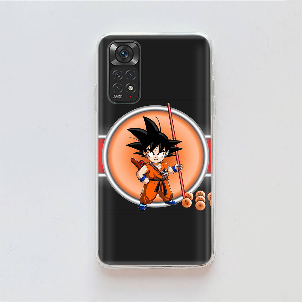 DT41 Dragon Ball Super Hülle für Samsung A04 A14 A23 A34 A54 M23 M33 M52 M53 Realme 10 9 C30S C35 C55 VIVO Y02S Y21 Y33S Y51 X80 Pro Klare Abdeckung