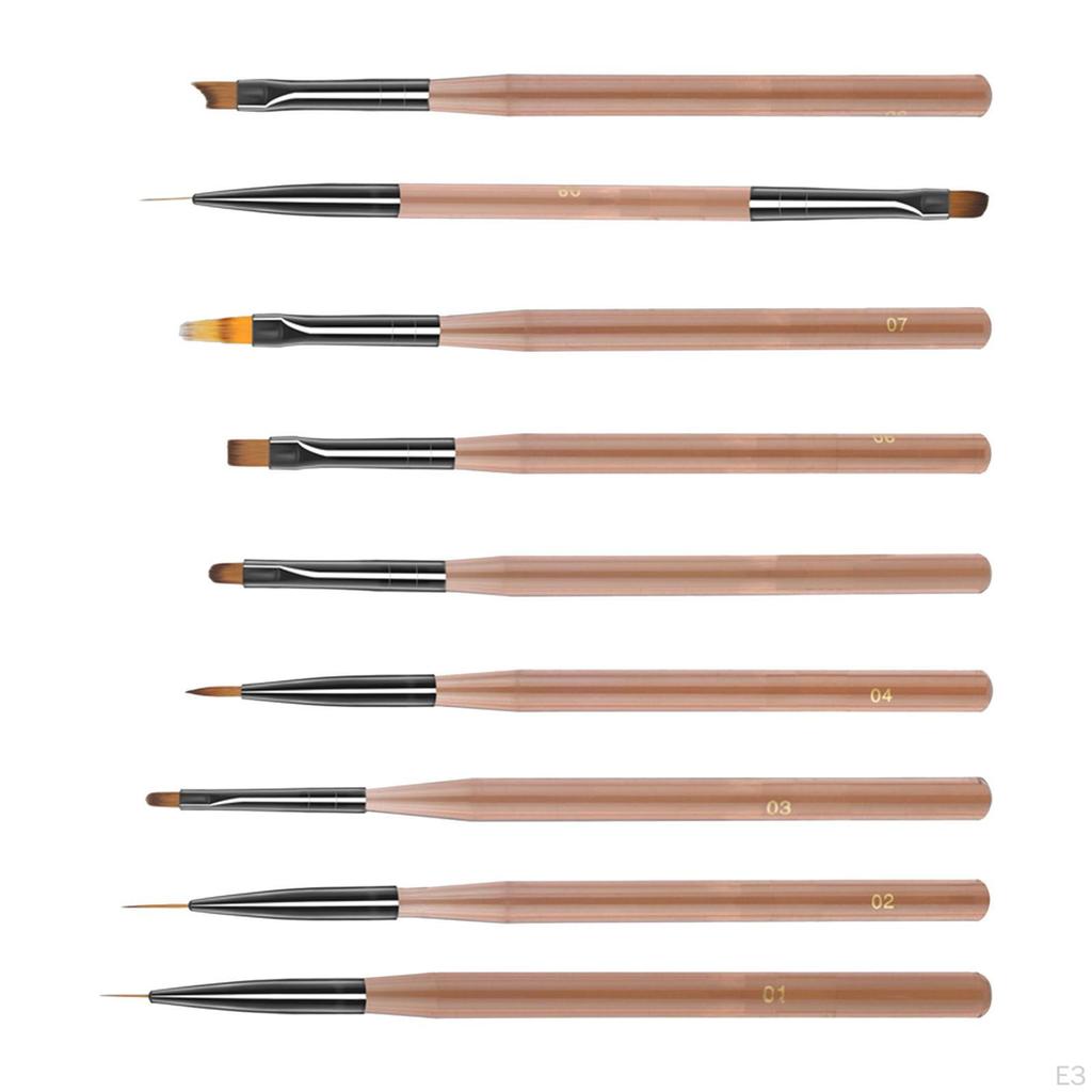 Acrylic Nail Art Brush Painting Drawing Pen Ideal Gift Gel Polish Design