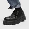 Herren Lederschuhe Japanischer Trend Hoher Wert Vielseitig Low Top Paris Big Head Derby Schuhe Herbst Britisch Lässig Herrenschuhe