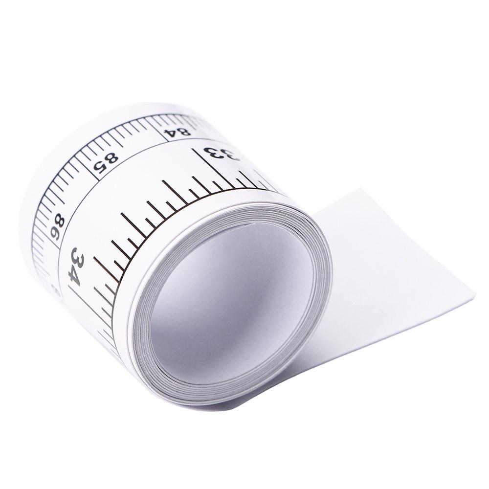 Metric New Machine Silver Adhesive Vinyl Measure Tape Self Ruler