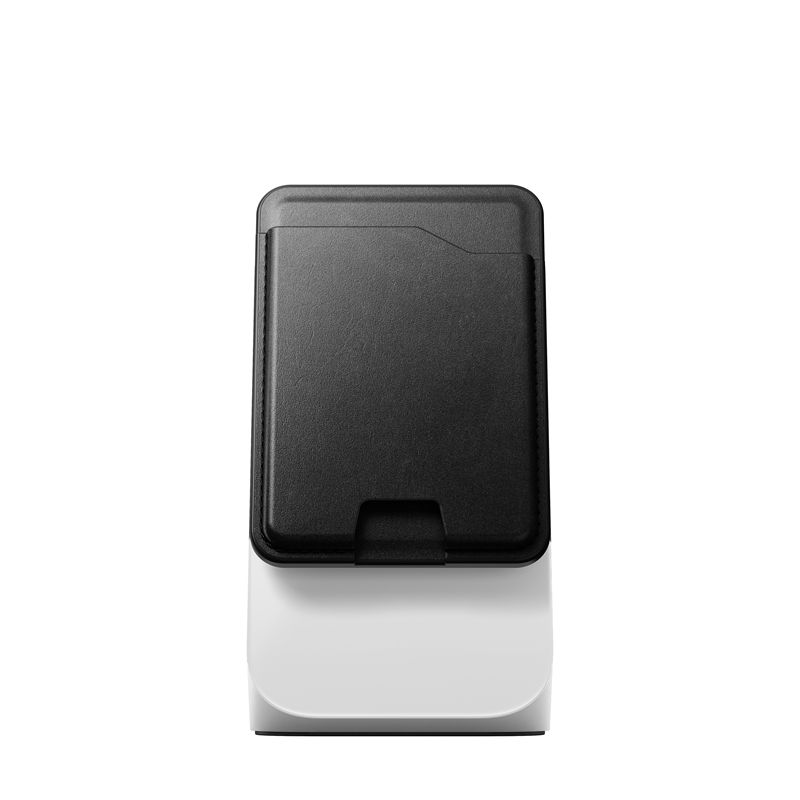 Nomad Leather Mag Wallet With Find My Tracking, Black