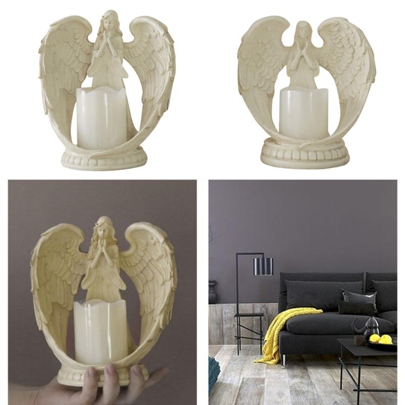 Resins Praying Angeled Scented Candlestick Ornament Prayer Angeled Aromatherapys Candlestick Wedding