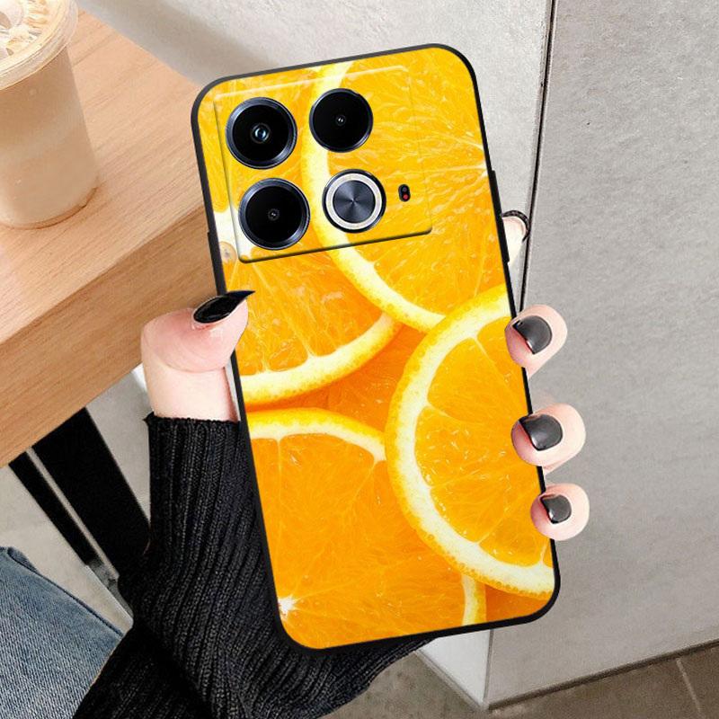 For Infinix Note 40 4G Phone Case X6853 Black TPU Back Cover For Infinix Note 40 Cases Soft Silicone Shell Note40 Funda Bumper