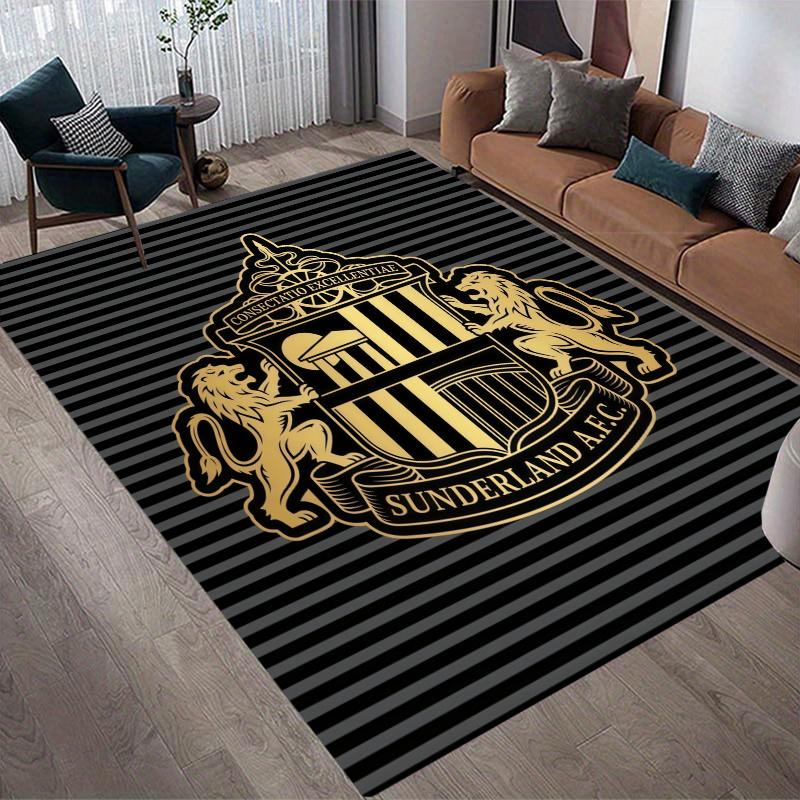 Sunderland Flannel Pattern Square Carpet,Area Rug,Carpet Rug for Living Room Bedroom Sofa Playroom Decor,Non-slip Floor Mat