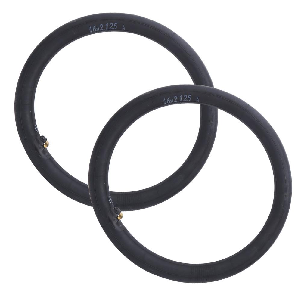 2PCS 16x2.125 Inner Tube Butyl Rubber Bicycle Inner Inner Tube Replacement  Tire Repair