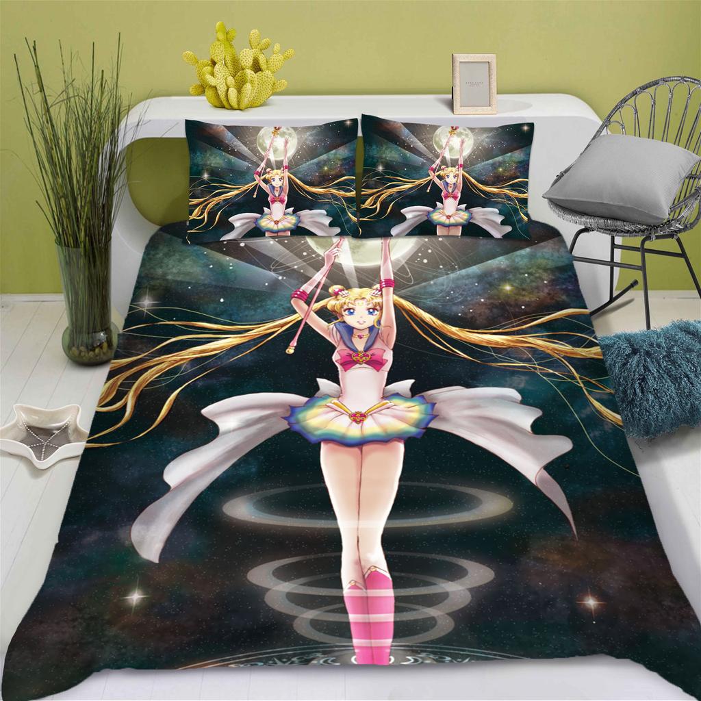 3-Piece Set 1 Quilt Cover  3d Children'S Bedding Set  100% Polyester Duvet Cover Suitable For Children And Adults Home