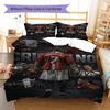 CR7 Cristiano Ronaldo Pattern Bedding,Quilt Set Quilt Cover Pillowcase Home Birthday Gift(1 * Duvet Cover + 2 * Pillowcase, Without Core)