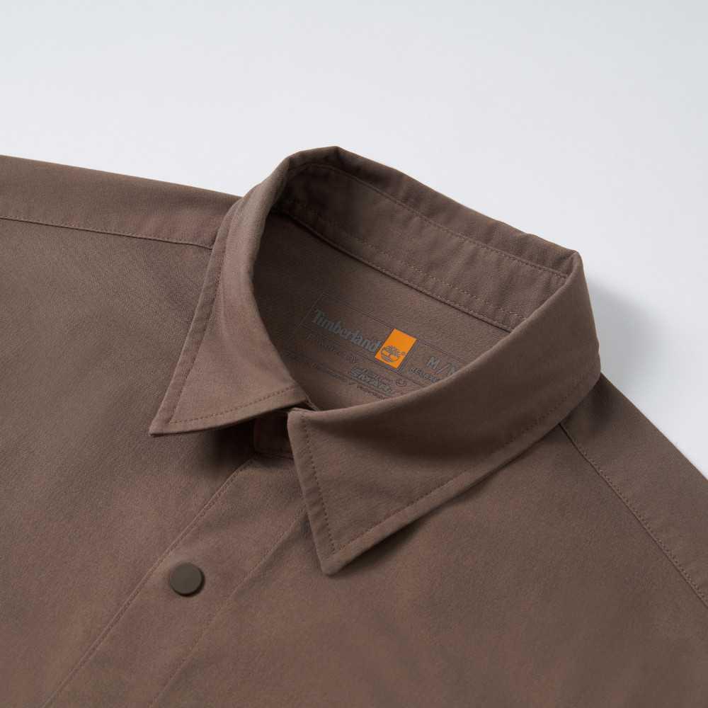 Timberland Simple Comfortable Versatile Solid Color Long Sleeve Shirt Men Shirts TB0A68WUBK01