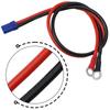 1PC Copper Cord EC5 Plug To O Type Terminal Cable Car Battery Jump Starter