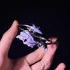 [Lotus shadow scale] gradual change purple ink three-dimensional lotus fish opening bracelet new national style elegant zen bracelet