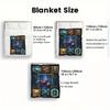 SciFi Scorpion Compilation 2D Flat Pattern Flannel Blanket, High quality All Seasons, Home Decor, Warmth and Comfort, Perfect for Christmas Gifts.