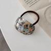 Portable Hair Ring Elastic Rubber Band Fashionable Head Rope  Women