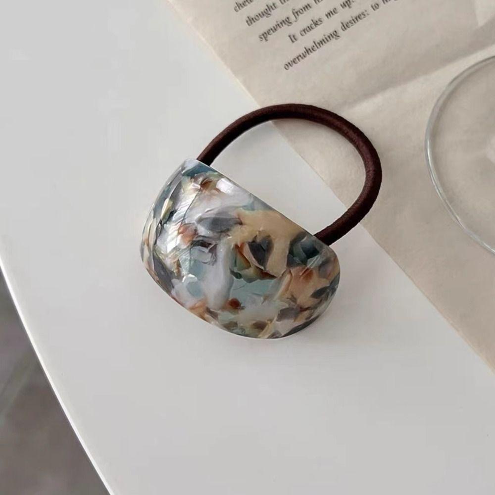 Portable Hair Ring Elastic Rubber Band Fashionable Head Rope  Women