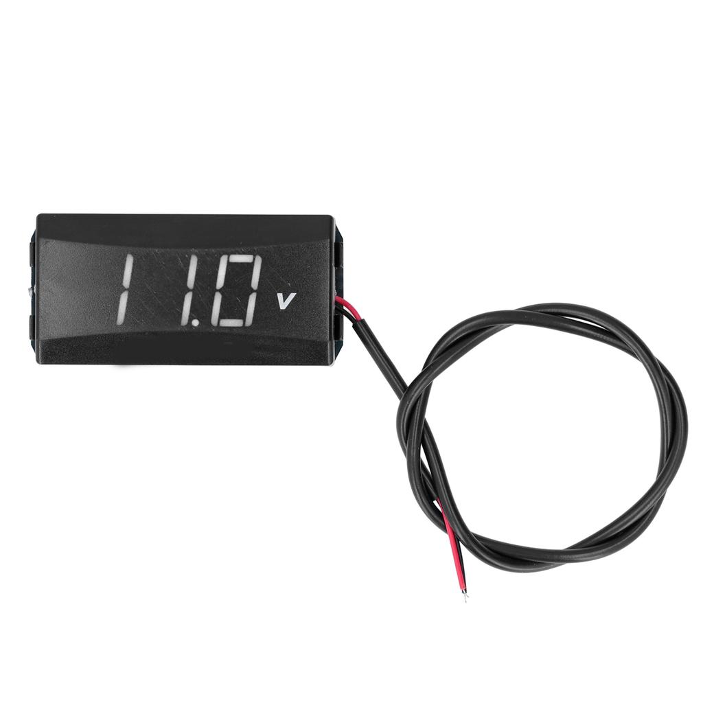 Voltage Testing Meter LED Digital Display Universal for Car Motorcycle Electric Vehicle 12V‑80V