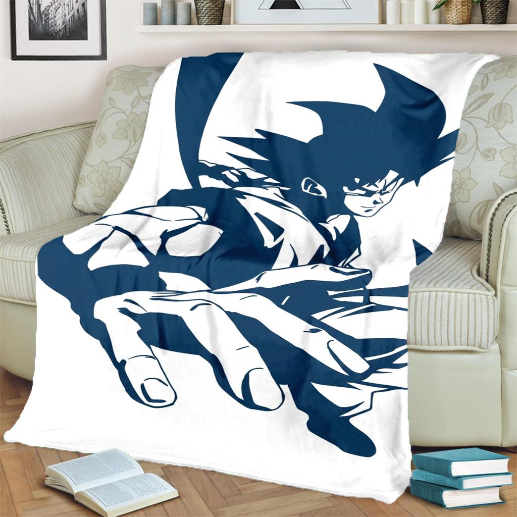 Soft Dragon Ball! Pattern Blanket Warm Flannel for Bedrooms, Sofas, Beds, Chairs, Picnics, Travel