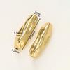 4Pcs/Pack 14/18K Gold Color Plated Metal Brass Threaded Long Beads For DIY Bracelet Jewelry Making Material Accessories