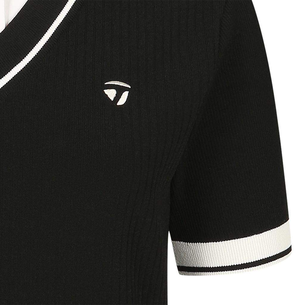 TAYLORMADE APPAREL 26Ss Women'S Layered Collared Short Sleeve Knit T8031S66124-199