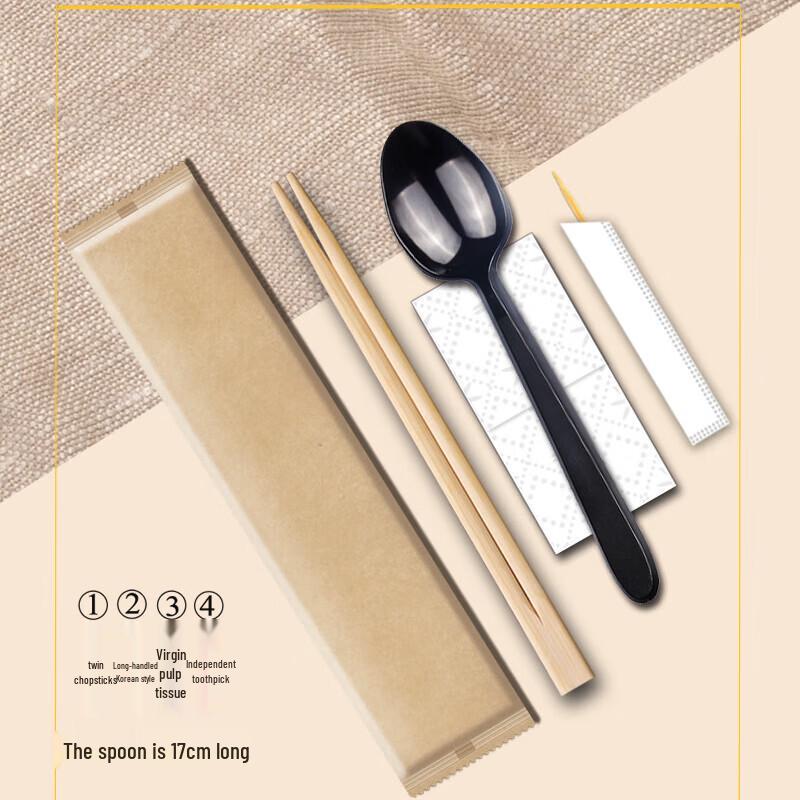 

Ceramic Tableware Set with Korean Long Spoon