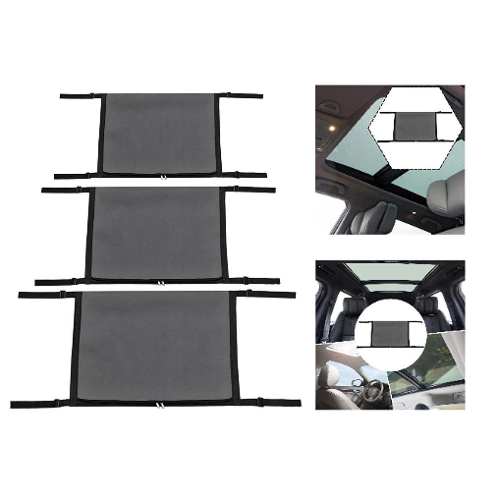 Car Ceiling Cargo Net Pocket with Double Zipper Roof Storage Organizer Mesh Bag Easy Installation for Sedan Interior
